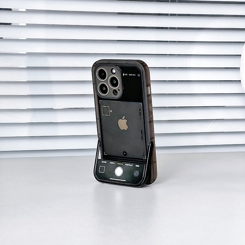 照相机 支架 黑透 iPhone 手机软壳 - 手机壳/手机套 - 其他材质 
