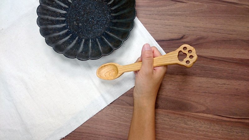 汤匙木食具 - 餐刀/叉/匙组合 - 木头 多色