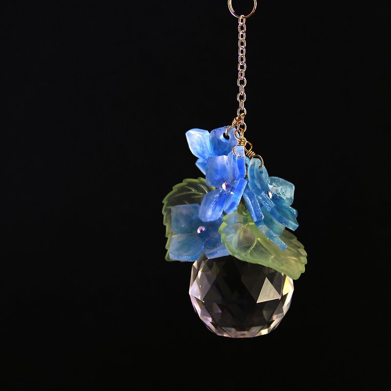 紫陽花のサンキャッチャー - 其他 - 玻璃 蓝色