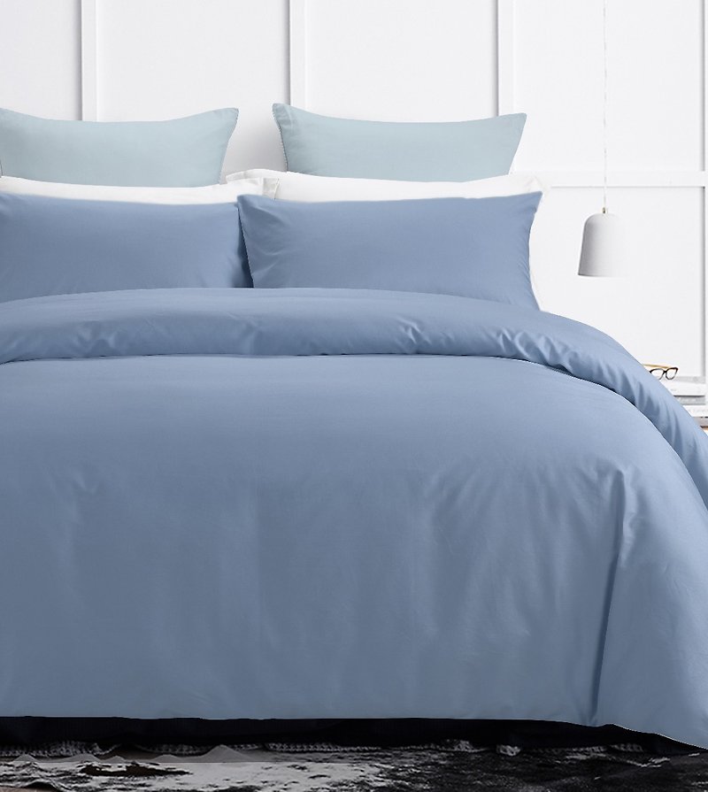 (SP093) Sicili 1200针纯色长绒棉系列 - 寝具 - 棉．麻 蓝色