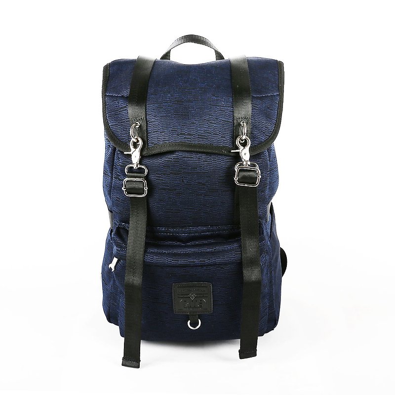 RITE 城市系列 - 军袋包(L)-飞梭黑蓝 - 后背包/双肩包 - 其他材质 蓝色