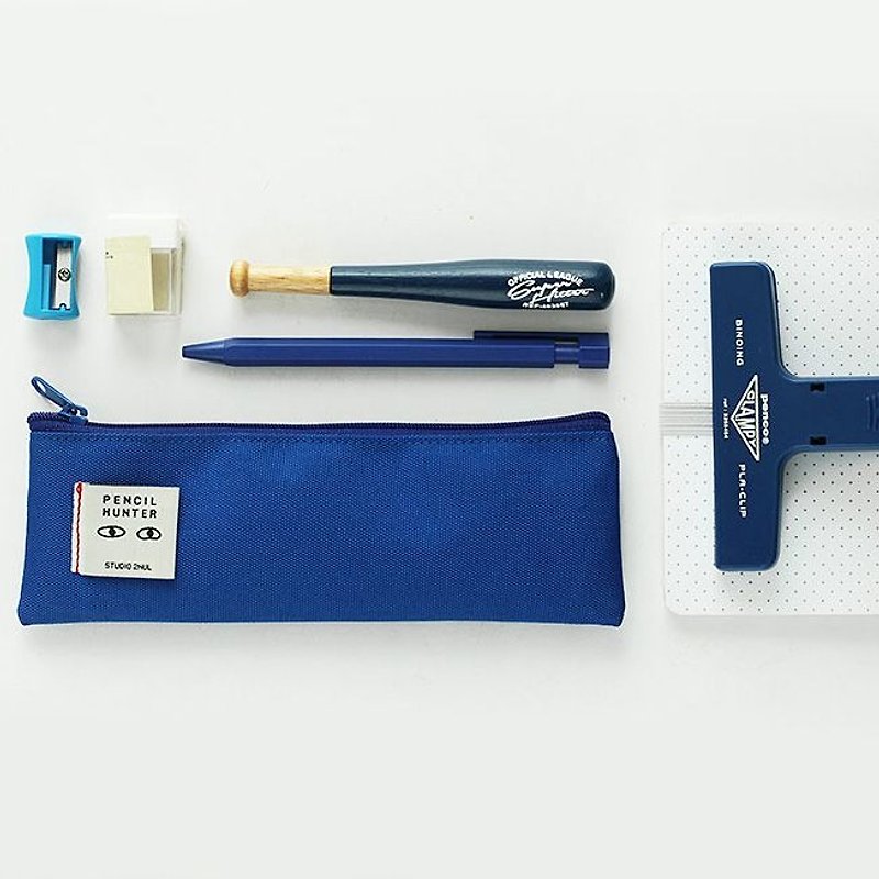 2NUL-铅笔猎人万用收纳笔袋-蓝,TNL84543 - 铅笔盒/笔袋 - 塑料 蓝色