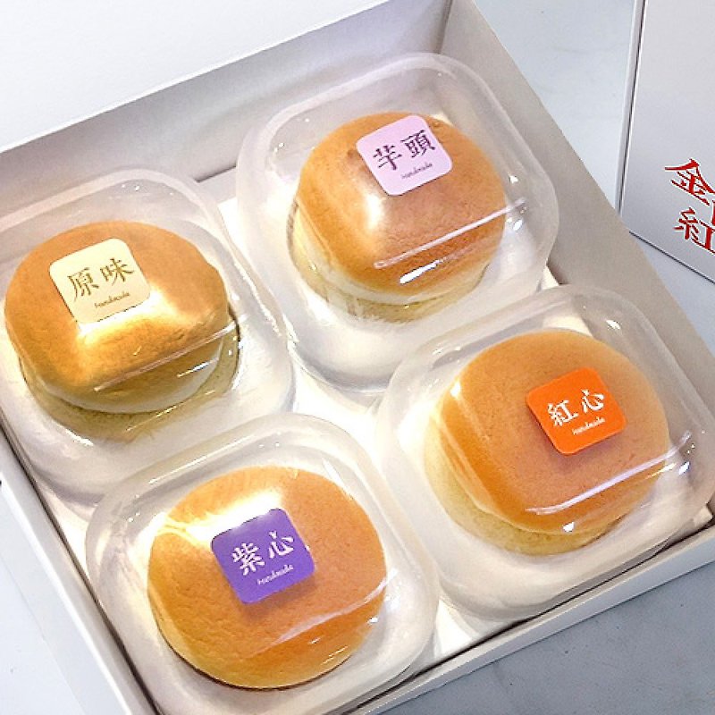 【金山红】北海道生乳烧(4入) - 蛋糕/甜点 - 其他材质 白色