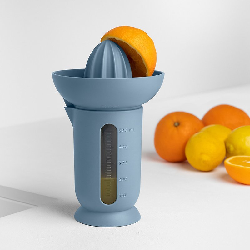 意大利Blim Plus UFO 柠檬/柑橘榨汁器量杯2件组-多色可选 - 厨房用具 - 塑料 蓝色
