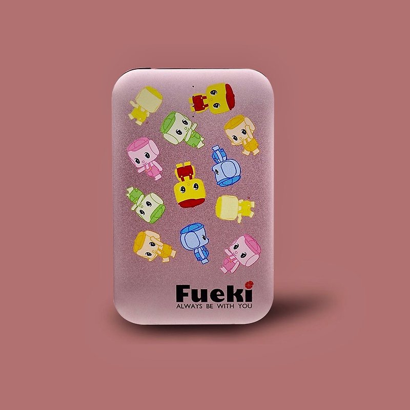 Fueki 8000mAh 彩色浆糊仔 超轻快速 充电器 行动电源 礼物 - 充电宝/传输线 - 其他金属 粉红色