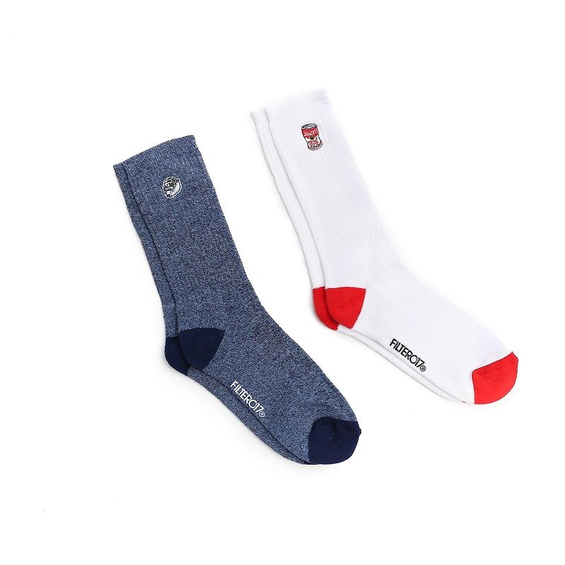 Filter017 Patch Sport Socks 布章运动袜 - 袜子 - 棉．麻 多色