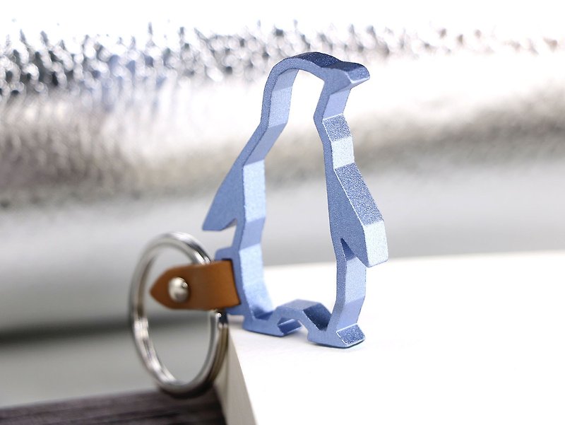 ZOO 动物钥匙圈 - 企鹅 - 钥匙链/钥匙包 - 其他金属 蓝色