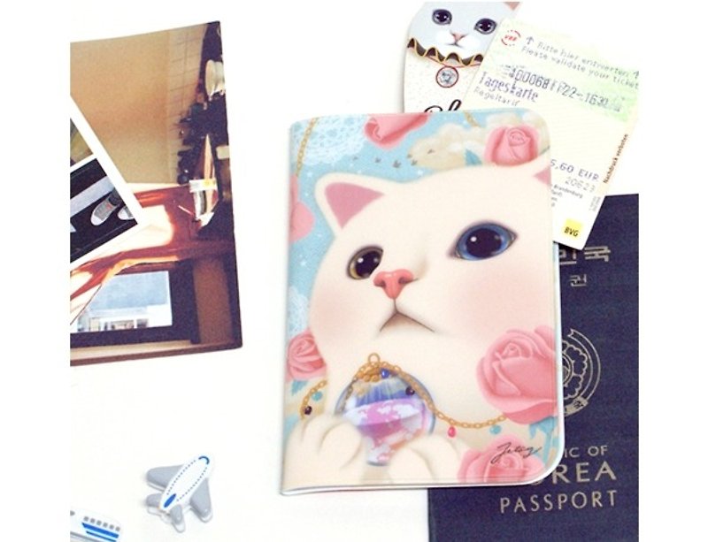 Jetoy,甜蜜猫 收纳 护照套_Heaven (J1605201) - 护照夹/护照套 - 塑料 蓝色