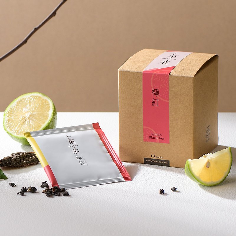 柠檬红乌龙茶(随身包10入) 台湾冻干水果茶包 - 茶 - 新鲜食材 红色