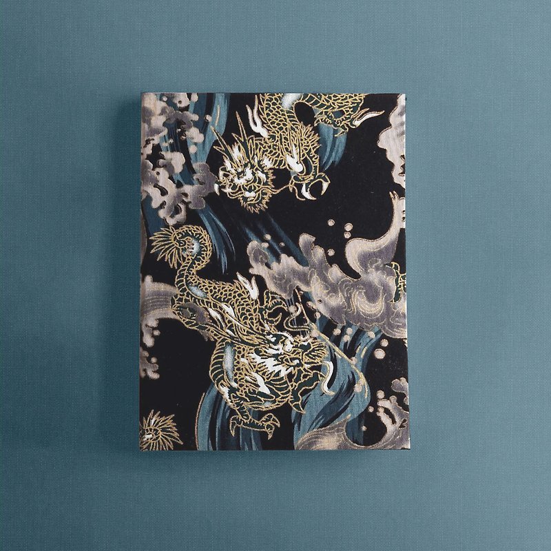 Handmade notebook | A5 | Original cover design with dragons