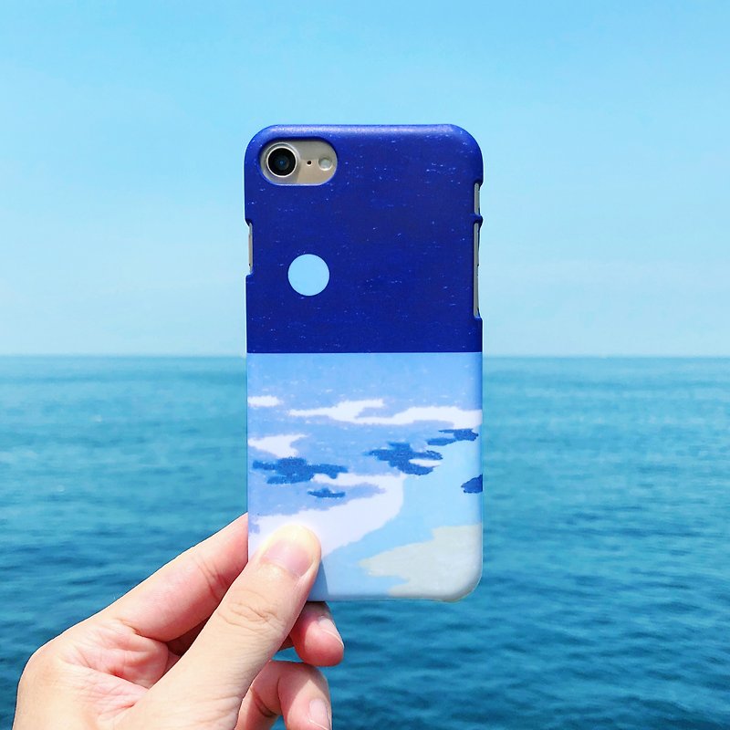 海滨夜游(蓝月)-手机壳 iphone samsung sony htc zenfone oppo - 手机壳/手机套 - 塑料 蓝色
