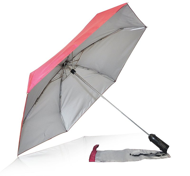 Eco-Friendly Alycia Umbrella ラズベリー - 雨伞/雨衣 - 防水材质 红色
