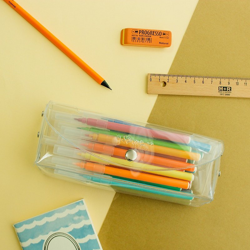 UseMe / 透明三角考试笔袋 - 铅笔盒/笔袋 - 塑料 透明