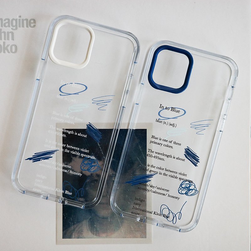 Into Blue/软壳/文字手机壳 - 手机壳/手机套 - 塑料 透明
