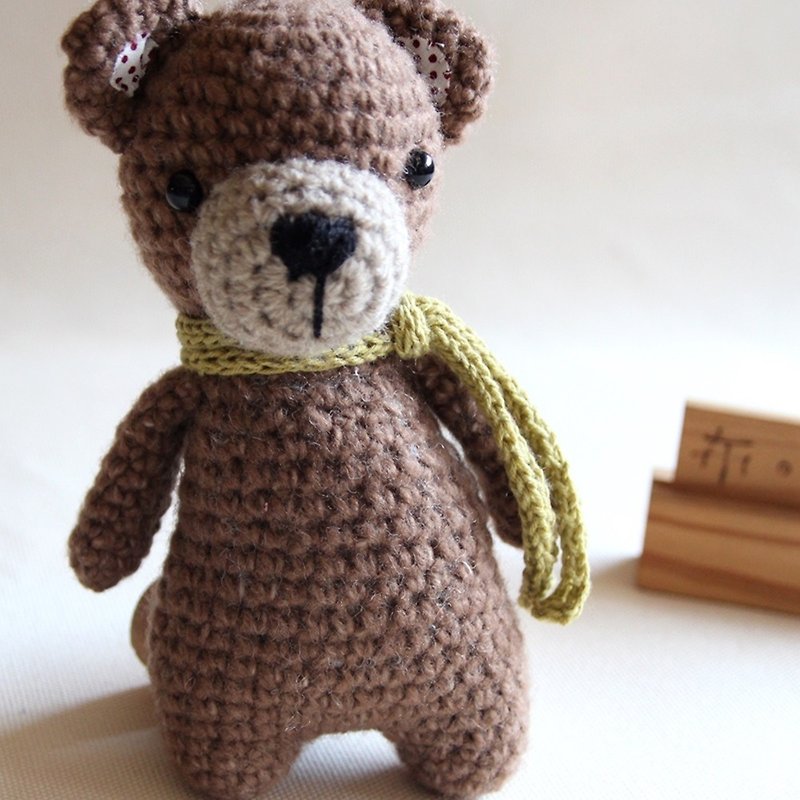 森林里的好朋友 棕色小熊 - 玩具/玩偶 - 聚酯纤维 咖啡色