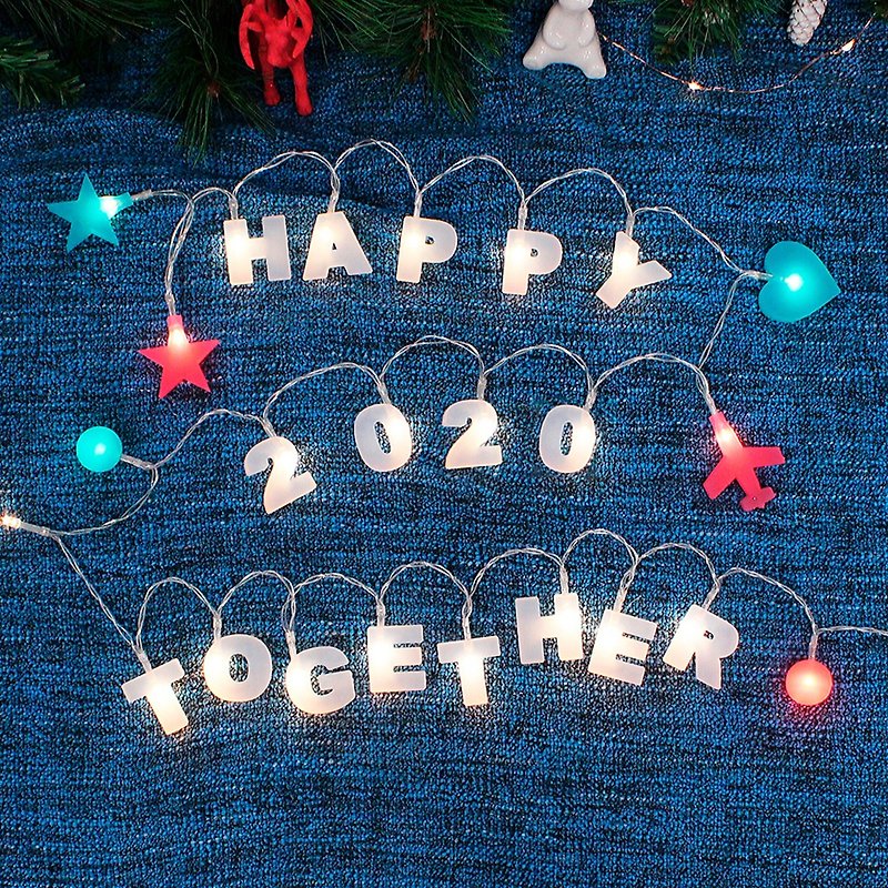 2020年限定款-定制字母组合灯串,圣诞布置,圣诞灯饰,礼物 - 灯具/灯饰 - 硅胶 