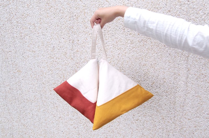 Goody Bag - 几何 三角包(M) 福袋组 - 化妆包/杂物包 - 棉．麻 透明