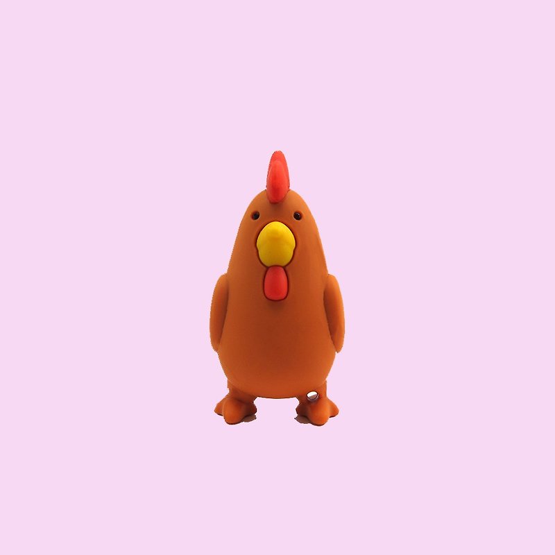 公鸡造型随身碟 鸡年商品 鸡年礼物 - U盘 - 其他材质 红色