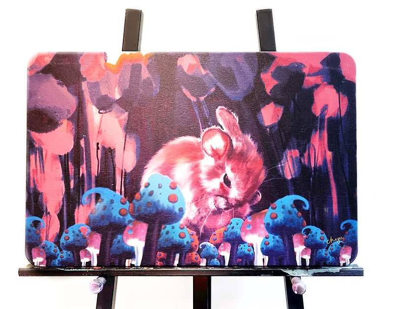 Lost bunny 硅藻土地垫/桌垫 /家居摆饰/艺术创作/定制化/动物 - 摆饰 - 其他材质 粉红色
