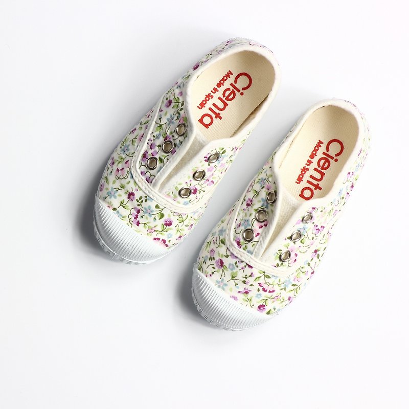 西班牙国民帆布鞋 CIENTA 70999 05白色 幼童、小童尺寸 - 童装鞋 - 棉．麻 白色