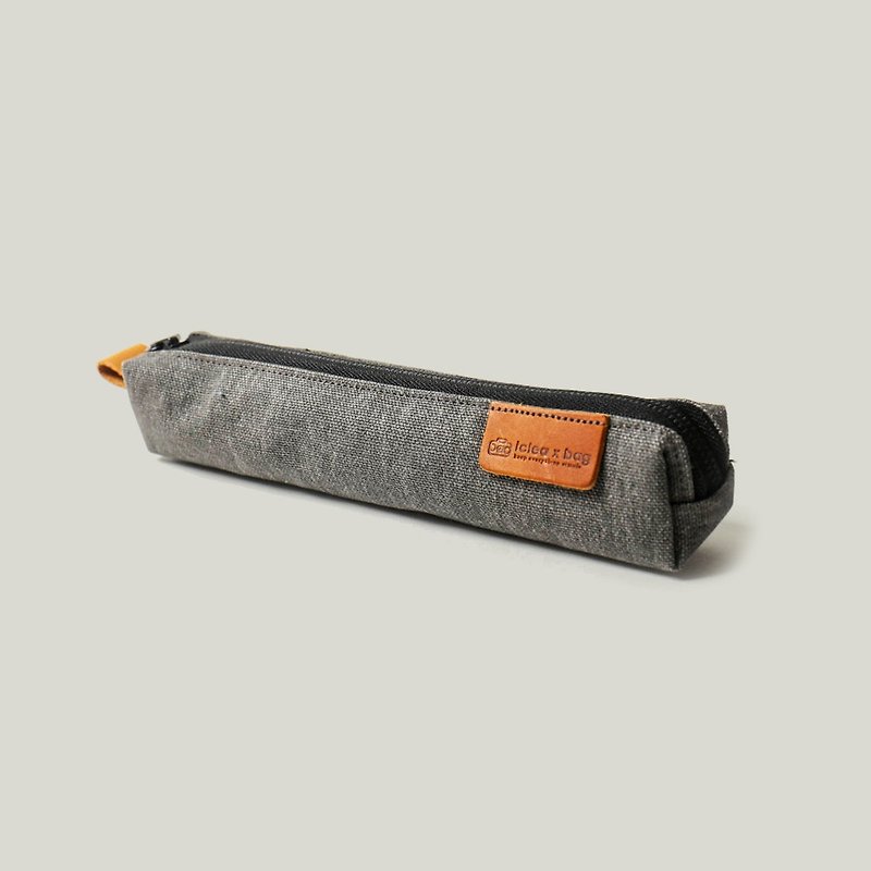 大人味帆布笔袋 /铅笔盒 /钢笔 /最简单的完美呈现 /DG71 - 铅笔盒/笔袋 - 真皮 咖啡色