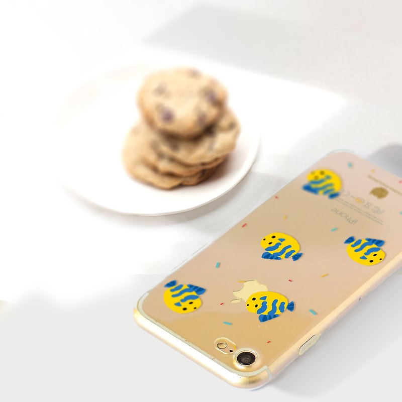 免费刻字 小丑鱼手机壳iphone 8 plus XR圣诞礼物 - 手机壳/手机套 - 塑料 黄色