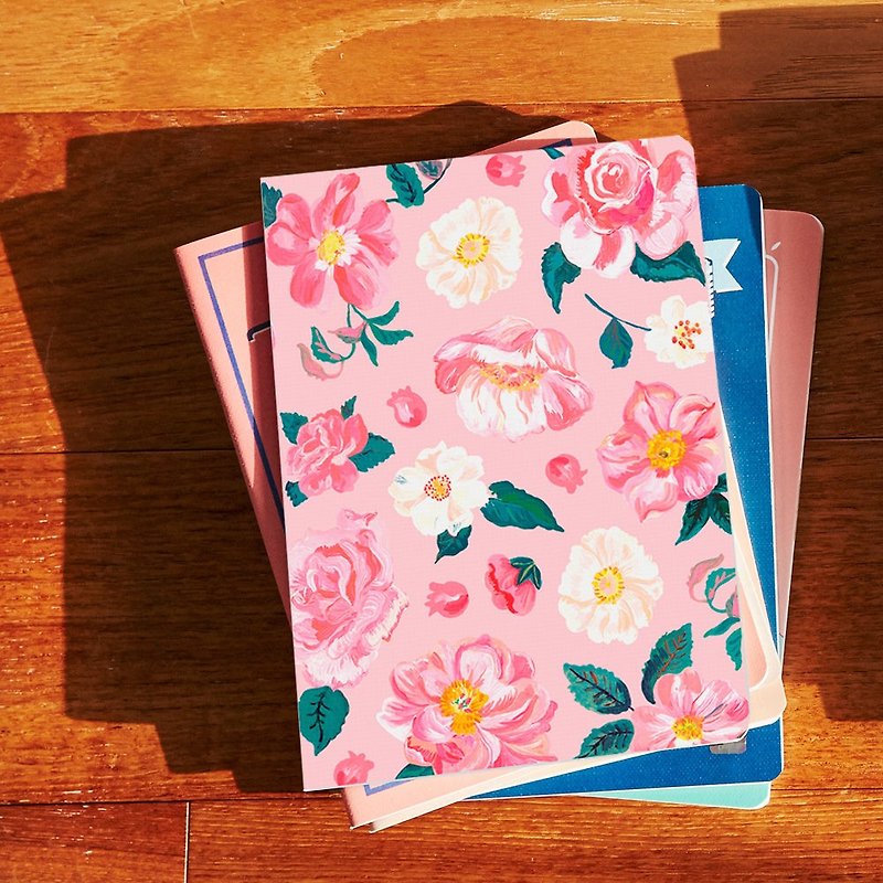 7321 Design 魔幻系列 娜塔莉笔记本M号-粉红花园,73D73488 - 笔记本/手帐 - 纸 粉红色