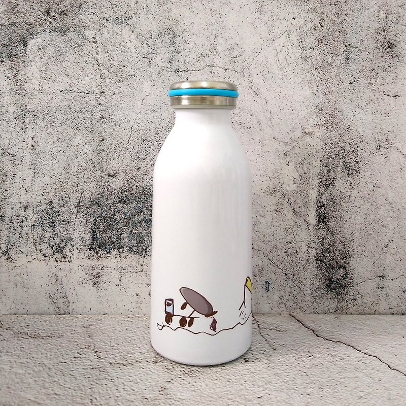 (现货商品)施工中304不锈钢真空保温牛奶瓶350ML - 保温瓶/保温杯 - 不锈钢 多色