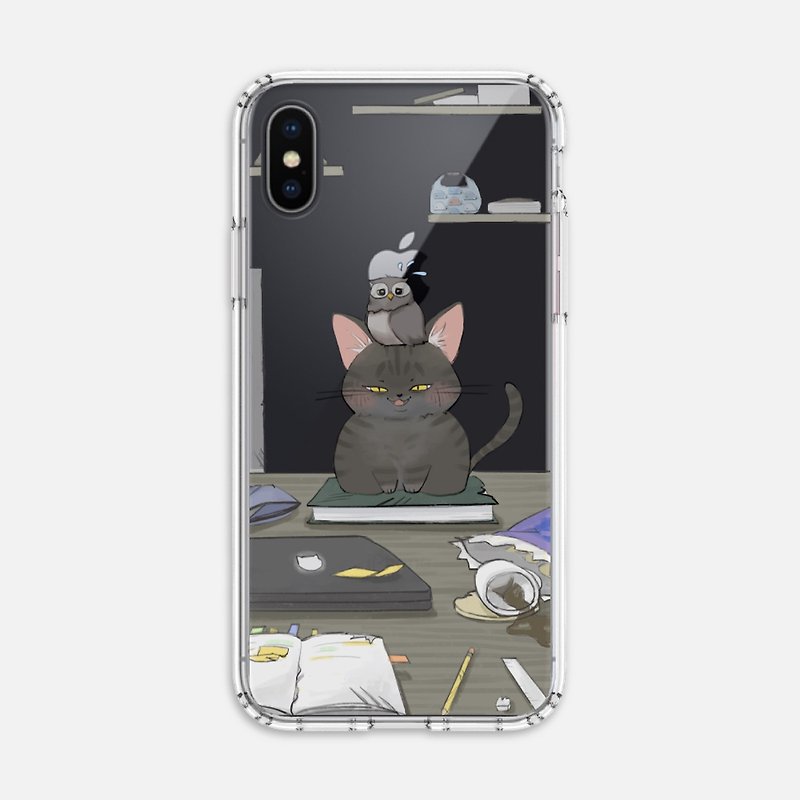 iPhone 11/Note 10/XR 猫猫头鹰【恶魔】冰晶抗摔手机壳 - 手机壳/手机套 - 塑料 