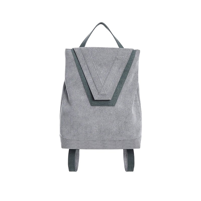 【Camouflage系列】V backpack 两用后背包 绿色 - 后背包/双肩包 - 其他人造纤维 灰色