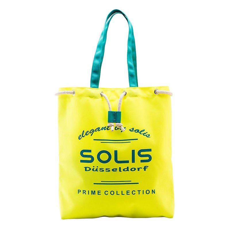 SOLIS调色板系列撞色三用托特包(萤光黄) - 侧背包/斜挎包 - 聚酯纤维 
