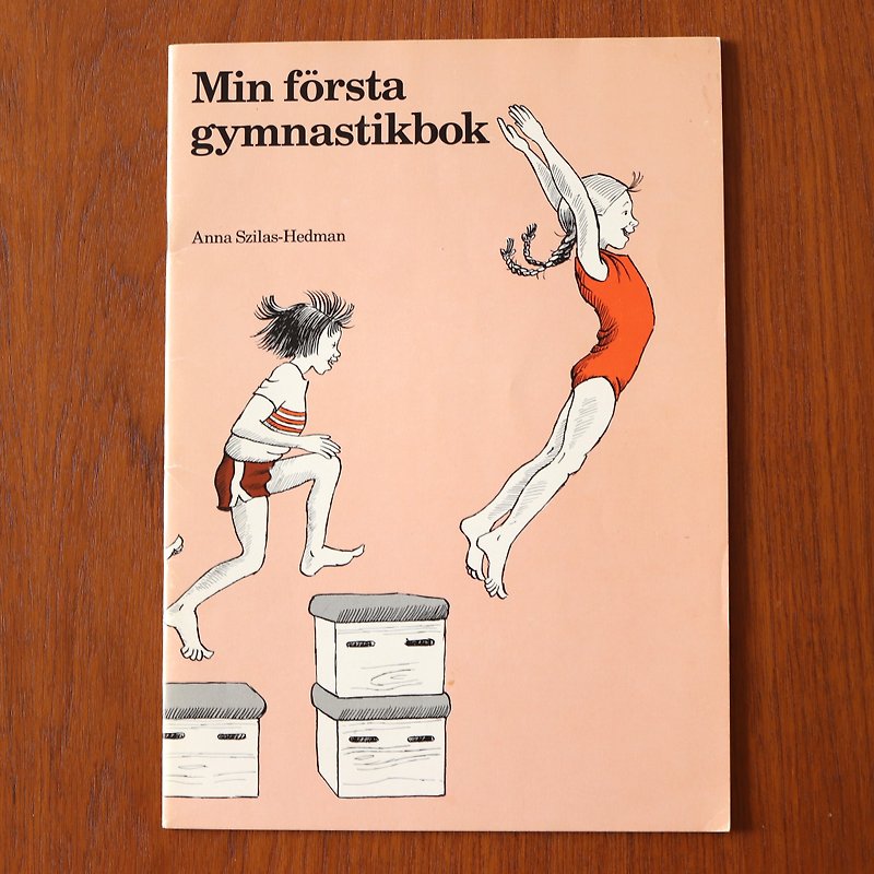 瑞典文二手图书Min forsta gymnastik bok_我的第一本体操书 - 刊物/书籍 - 纸 粉红色