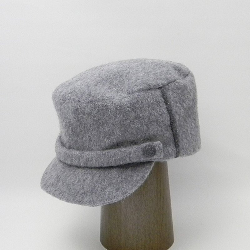 フランスの制帽風キャスケット　ケピ【PL1677-GY】 - 帽子 - 其他材质 灰色