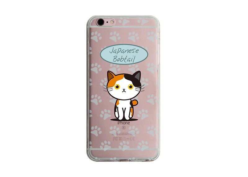 【日本短尾猫透明手机壳】 iPhone13 12 X 8 7三星Sony华为小米 - 手机壳/手机套 - 塑料 多色