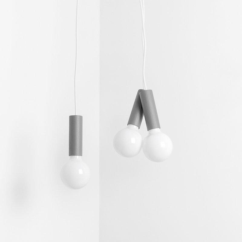CHERRY Pendant Lamp | 木制磁性组合吊灯 | 灰色 - 灯具/灯饰 - 其他材质 