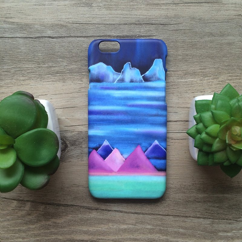 冰山蓝与彩色原野之间//原创手机壳- iPhone,HTC,Samsung,oppo,LG - 手机壳/手机套 - 塑料 多色