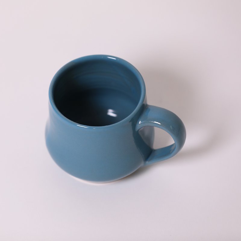 丰满马克杯-蓝-公平贸易 - 咖啡杯/马克杯 - 陶 蓝色
