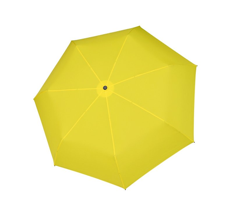 嘉云制伞 JIAYUN - 22寸手开轻便三折伞 - 雨伞/雨衣 - 其他材质 黄色