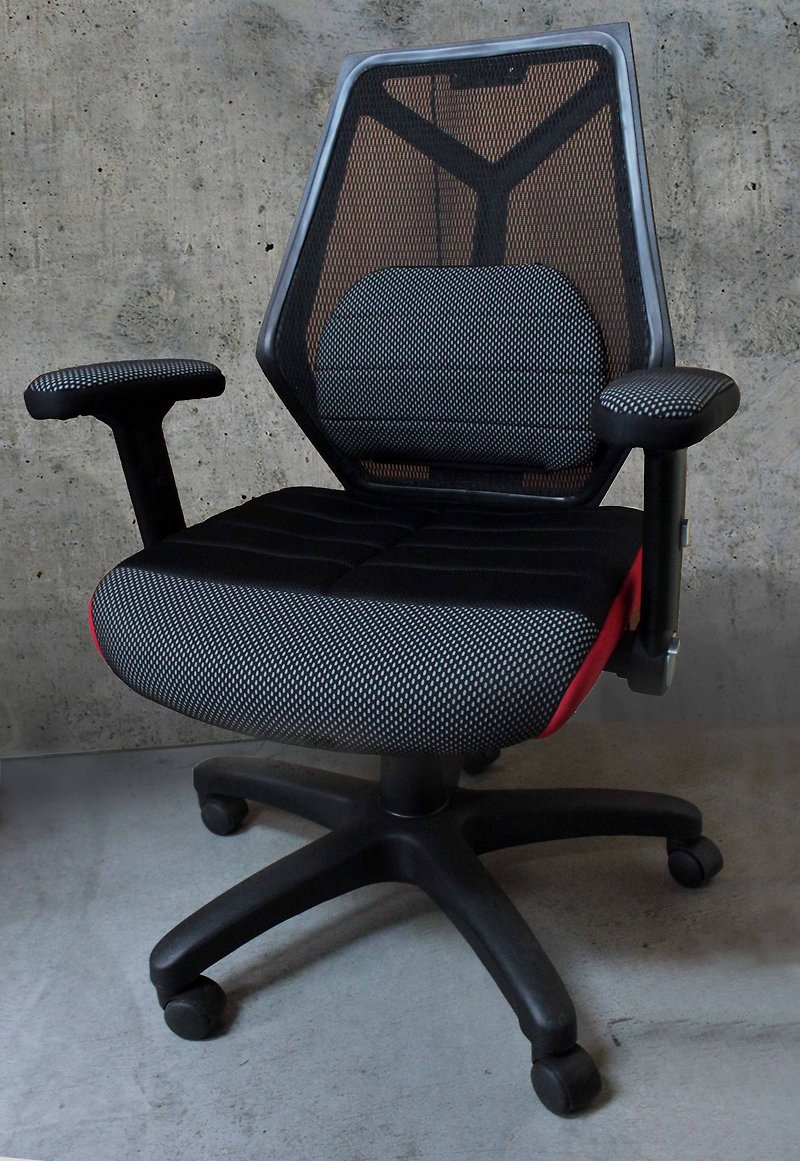 AC RABBIT-Y字造型椅背气垫电脑椅-无头枕版 OC-1712LPA - 椅子/沙发 - 其他材质 黑色