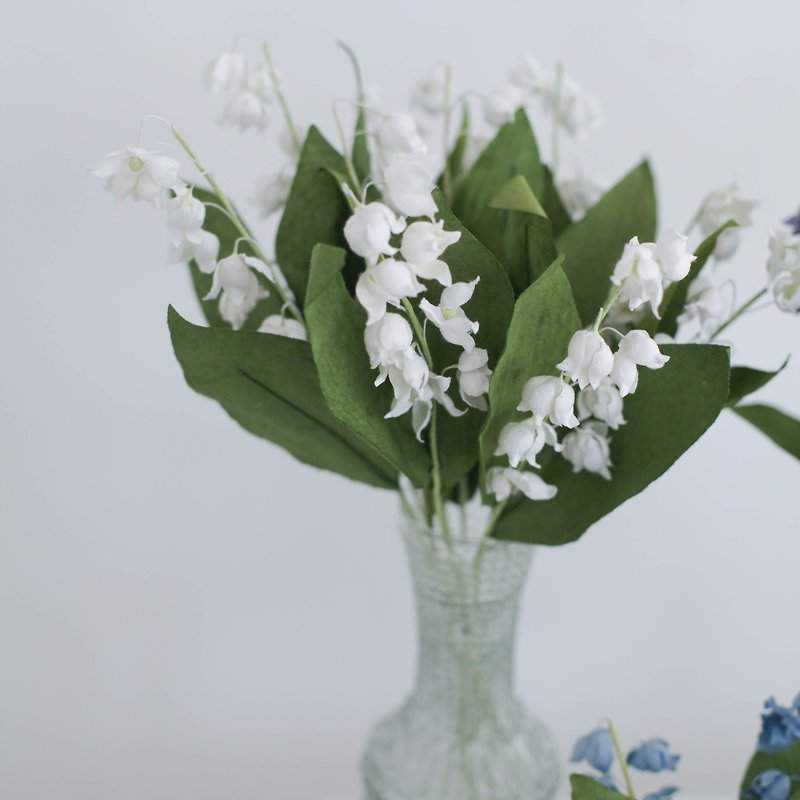 Lily of The Valley Posie Rooms, Small Flowers for Decoration - 摆饰 - 纸 多色
