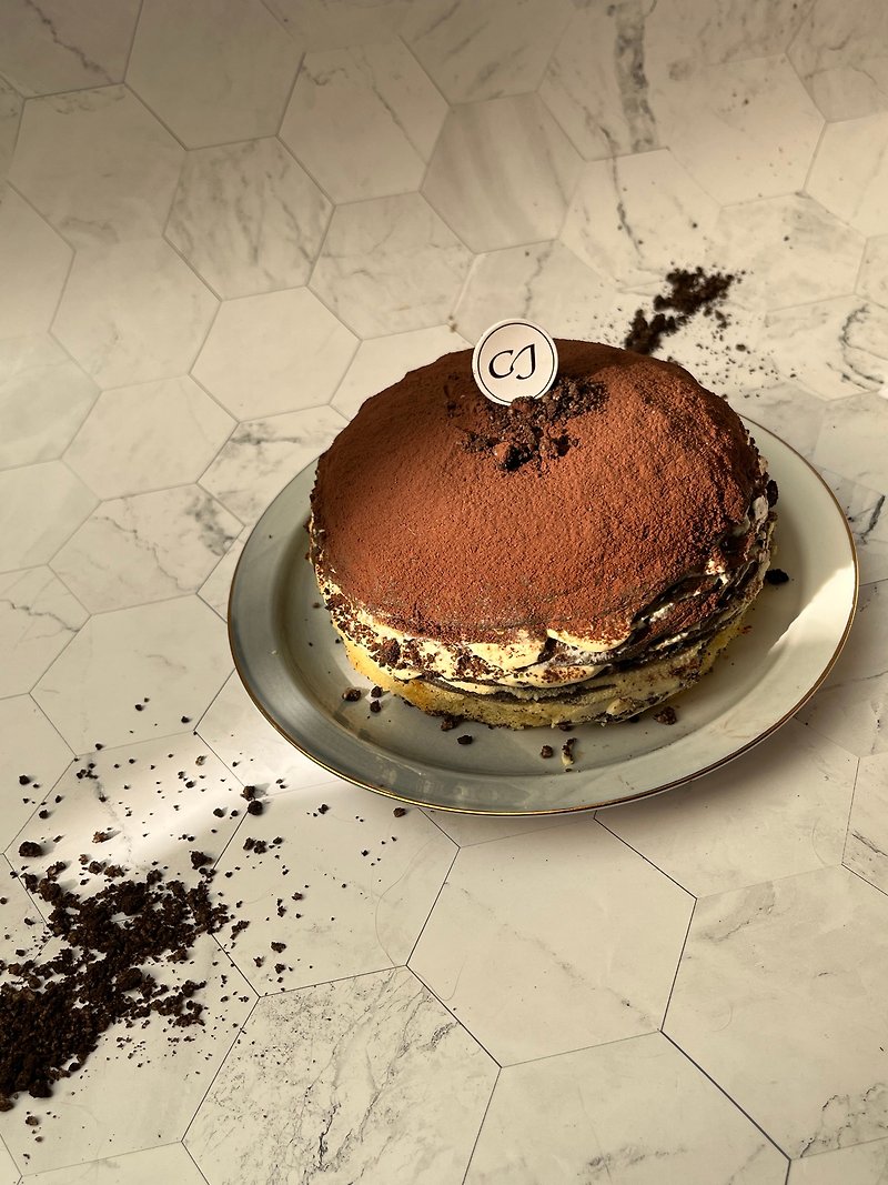 提拉米苏千层蛋糕 - 蛋糕/甜点 - 新鲜食材 咖啡色