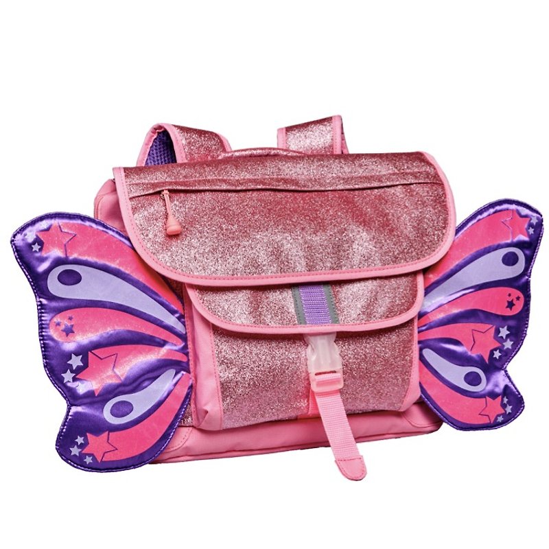 美国Bixbee飞飞童趣系列-粉红闪闪蝴蝶中童背包 - 其他 - 聚酯纤维 绿色