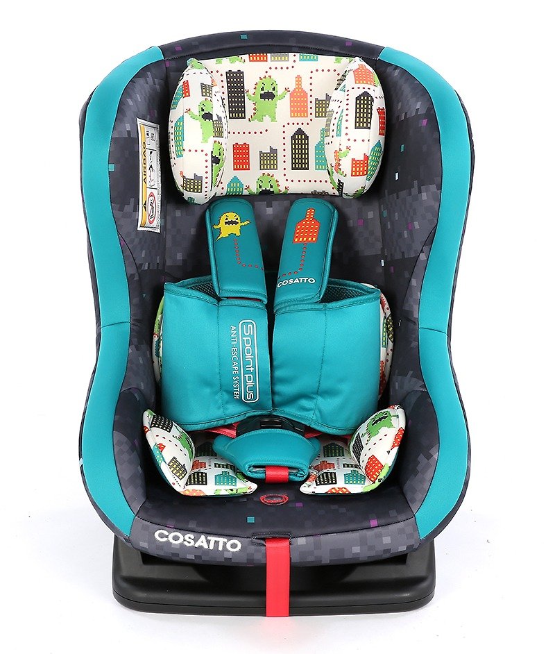 英国 Cosatto Hootle 2 Group 0+/1 汽车安全座椅 – Monster Arcade - 儿童家具 - 其他材质 绿色