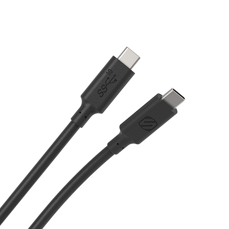 SCOSCHE USB-C 10 Gbps 传输充电线 - 充电宝/传输线 - 塑料 黑色