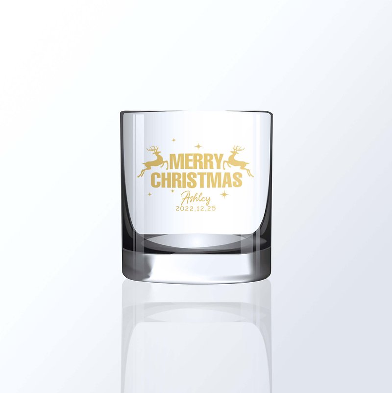 定制化礼物|订制文字雕刻威士忌对杯 圣诞礼物交换礼物创意礼物
