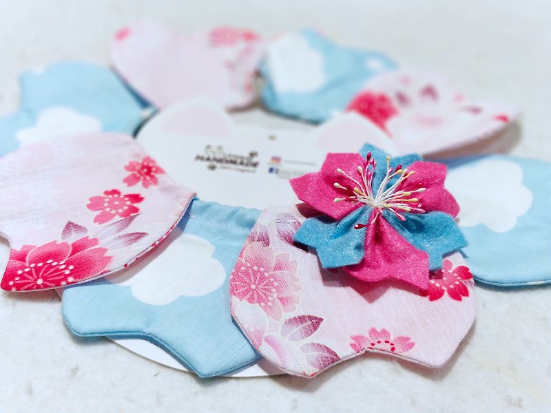 Sakura 樱花 花瓣造型 宠物围巾 - 项圈/牵绳 - 棉．麻 