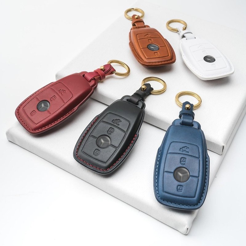 Benz A35 C300 W205 W213 CLA CLA45 CLS 奔驰 钥匙皮套 钥匙包 - 钥匙链/钥匙包 - 真皮 