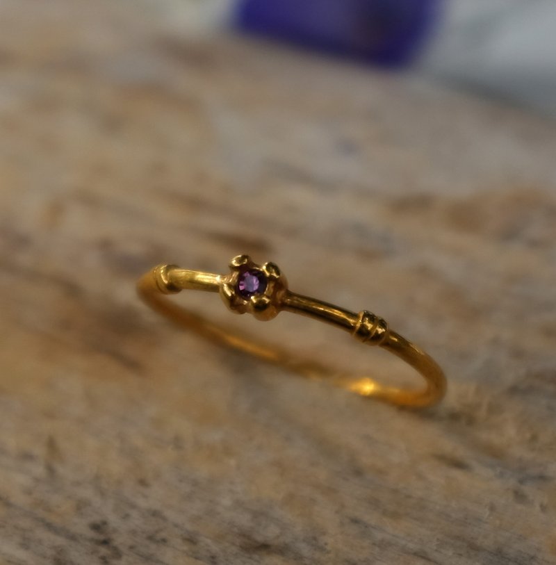 巴黎1970年代古董镀金戒指 - 戒指 - 其他金属 
