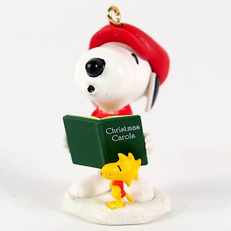 Snoopy吊饰-欢乐歌颂圣诞【Hallmark-Peanuts史奴比 吊饰】 - 玩偶/公仔 - 其他材质 白色