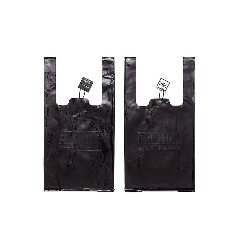 塑料袋/小心易碎手柄/黑色 - 其他 - 塑料 黑色